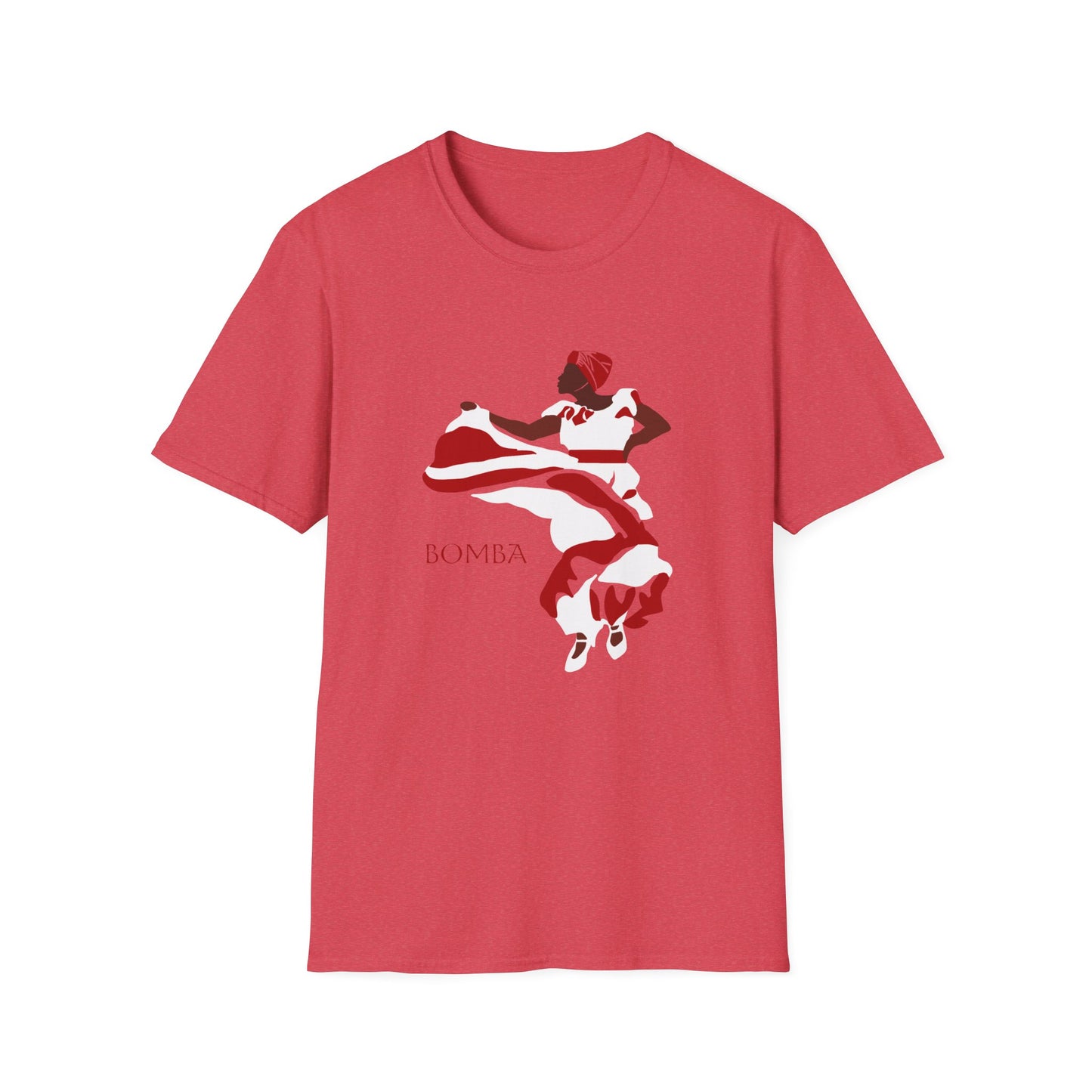 Bomba Dance Cotton Tee (Unisex) - Red