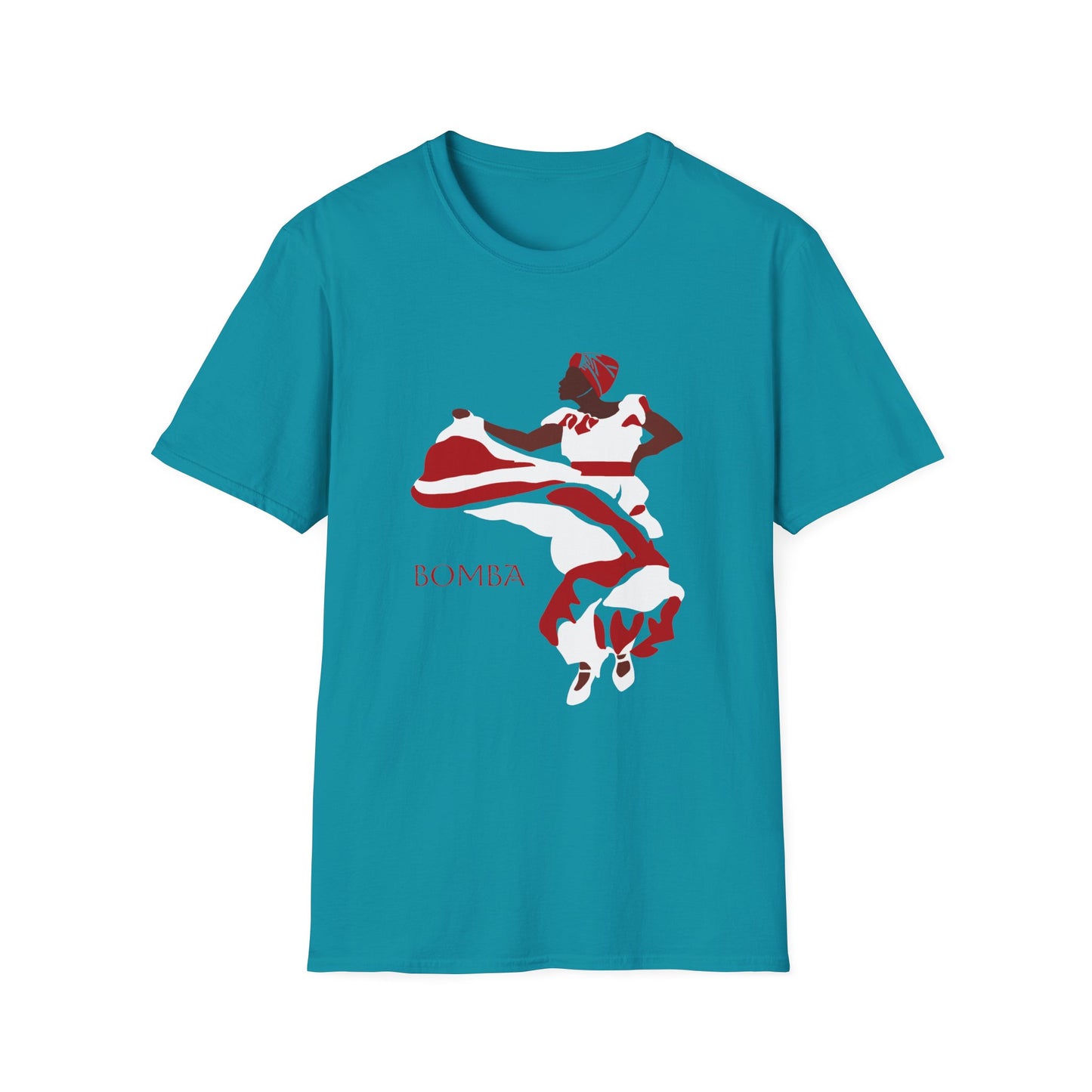 Bomba Dance Cotton Tee (Unisex) - Red