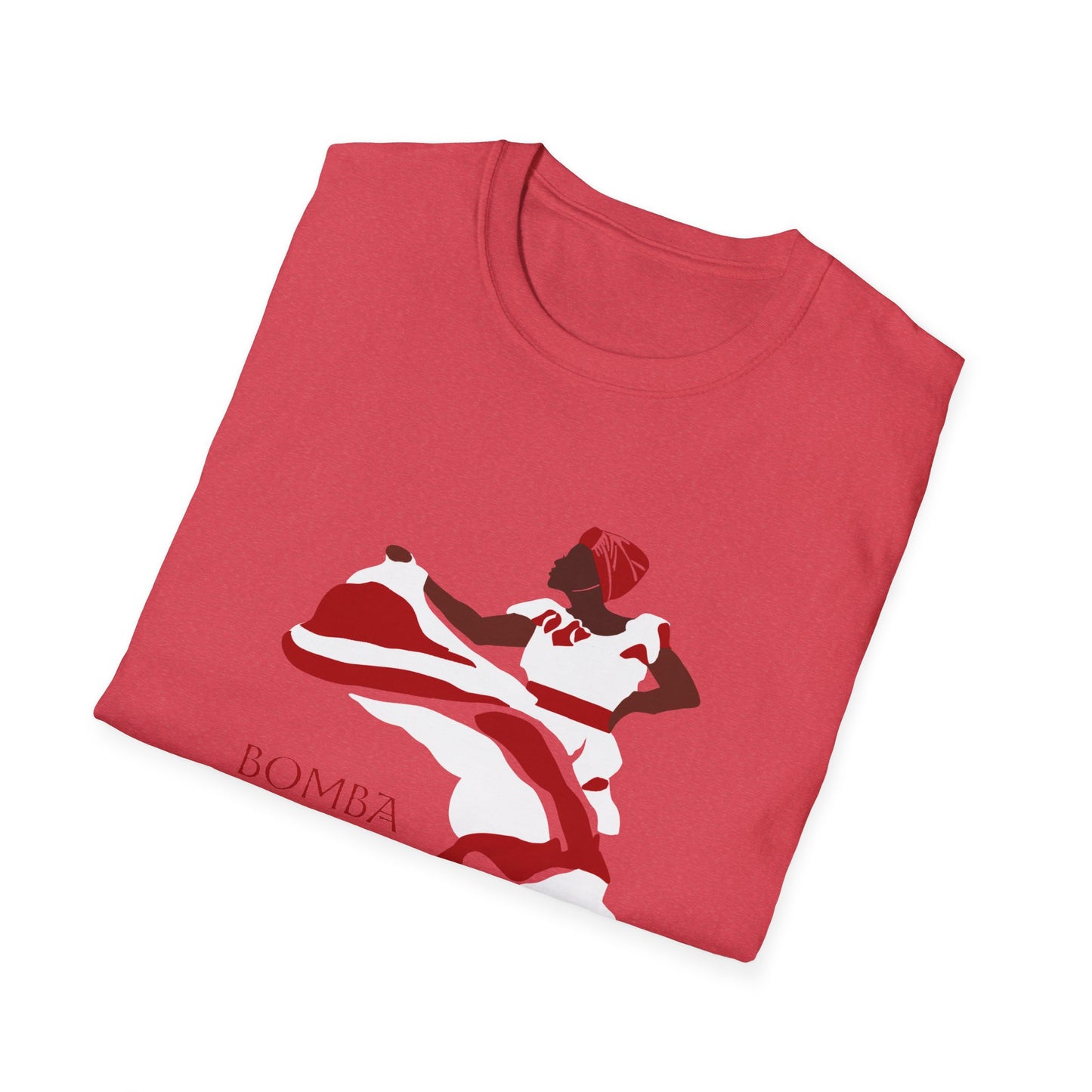 Bomba Dance Cotton Tee (Unisex) - Red