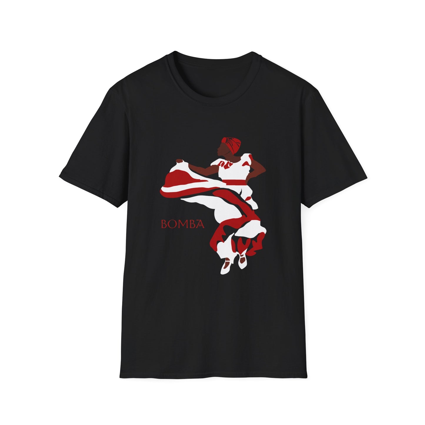 Bomba Dance Cotton Tee (Unisex) - Red