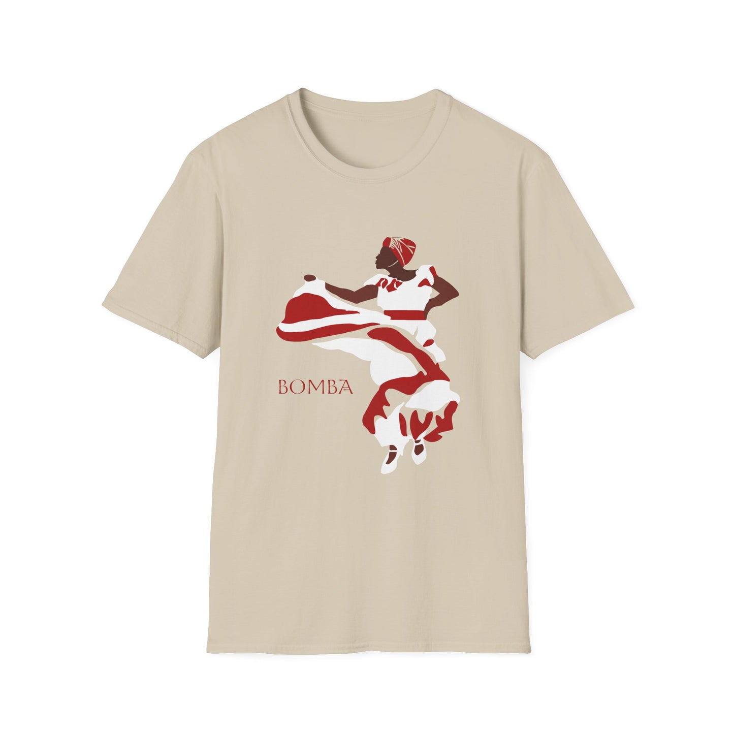 Bomba Dance Cotton Tee (Unisex) - Red