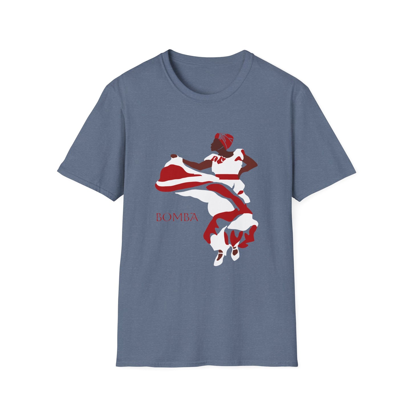 Bomba Dance Cotton Tee (Unisex) - Red