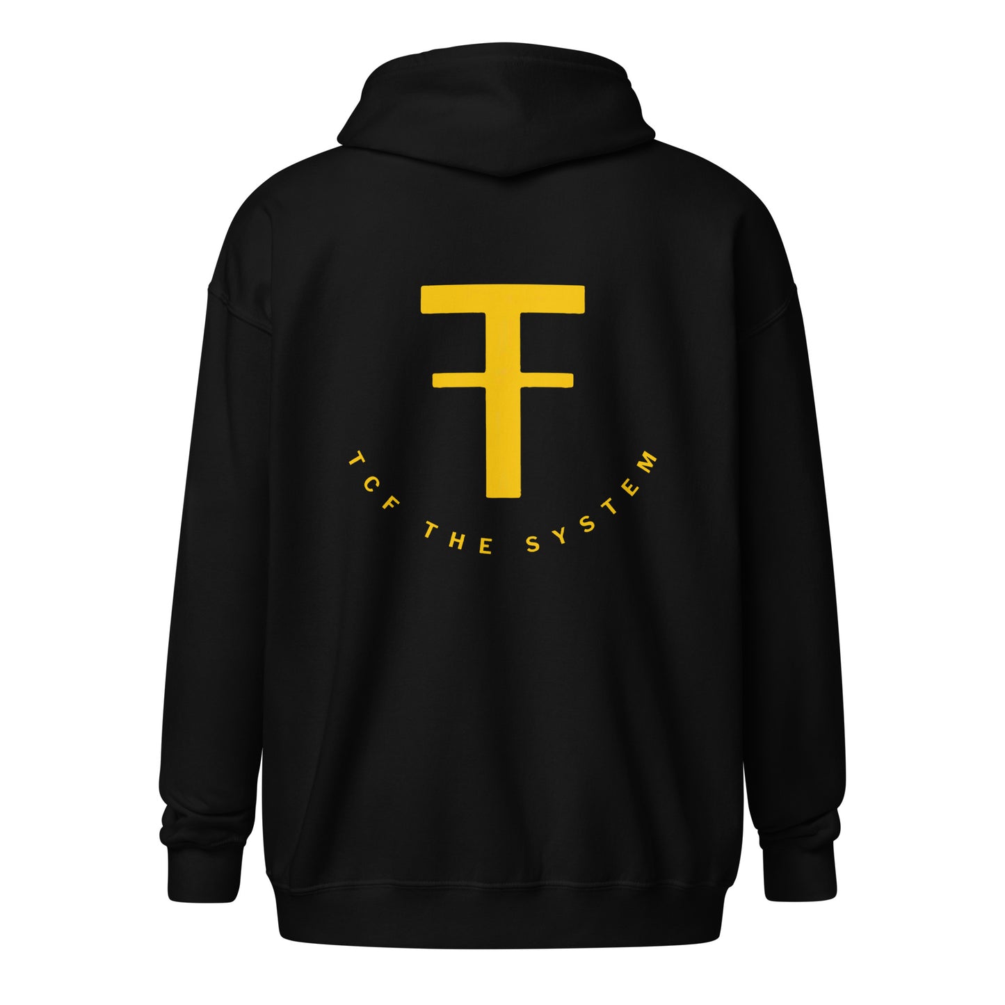 TCF Zip Hoodie (Yellow Logo)