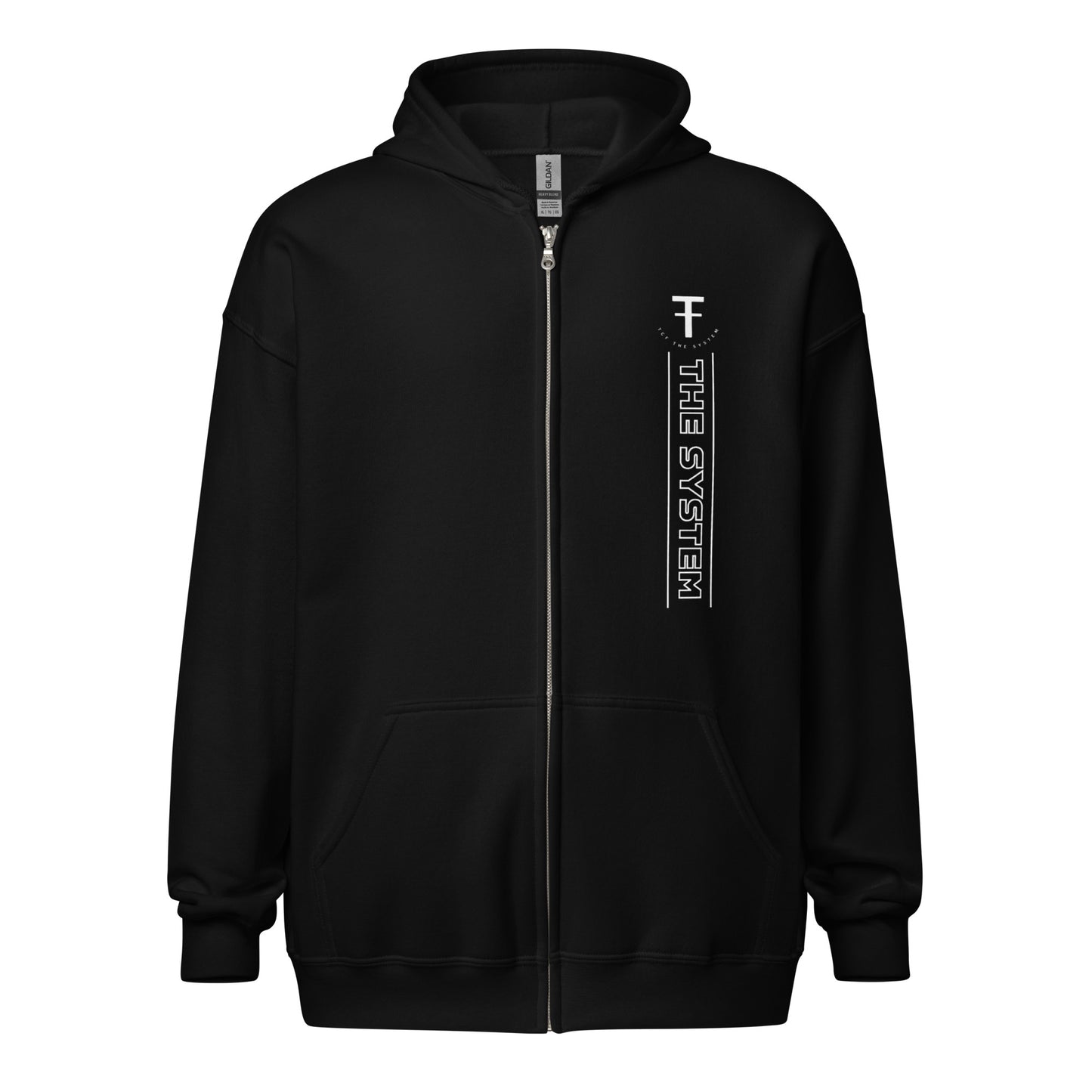 TCF Zip Hoodie (White Logo)